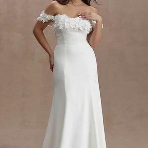 Jenny Yoo Willow Wedding Gown Size 22 - NO ARM BANDS